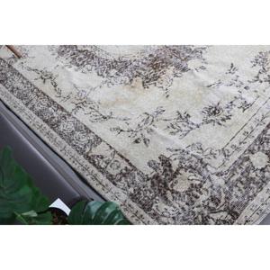 5.4x9.3 ft Vintage Rug, Turkish Rug, <b>Brown</b> Striped <b>Wool</b> Rug - Product Image 4