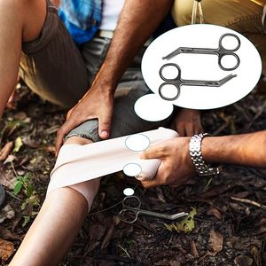 Tijeras para Vendajes Lister de Acero Inoxidable, Herramienta Médica Manual Clásica con Mango Recubierto de Color, Reutilizables - Product Image 6