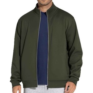 Top Trending Stand Collar a prueba de viento Poliéster Spandex Cremallera frontal Chaqueta transpirable para hombres chaquetas de hombres - Product Image 4