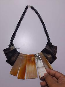 Collares de cuerno de regalo de Navidad para niñas y mujeres, joyería Natural ecológica, cuerno de buey de Búfalo, collares para niñas y mujeres, joyería - Product Image 3