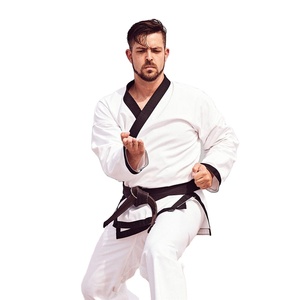 Uniformes de maître jiu jitsu brésiliens, uniformes d'arts martiaux personnalisés avec tissu léger 100% coton à bas prix - Product Image 1