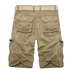 2024 Summer <b>Men</b> Khaki Cargo <b>Shorts</b> <b>Men</b> Casual <b>Knee</b> <b>Length</b> <b>Shorts</b> Male Multi Pocket Cotton Straight <b>Shorts</b> - Product Image 5
