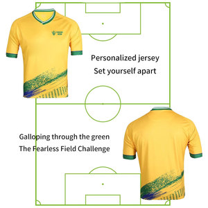 Maillot de football 100% polyester en gros - Couleurs et tailles personnalisées, léger, respirant, séchage rapide, idéal pour les joueurs de football ! - Product Image 5