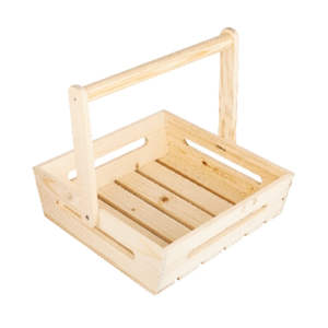 Wooden <b>Gift</b> <b>box</b> <b>Gift</b> <b>Hamper</b> Tray with Handle - Product Image 2