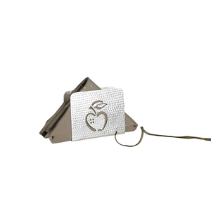 Porte-serviettes plaqué argent avec cuillère et fourchette uniques Support de mouchoirs de table à manger en métal design pour la décoration de la maison et du restaurant - Product Image 3