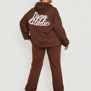 Conjunto Deportivo Femenino Personalizado, Transpirable y Ecológico, con Capucha, 100% Algodón, Manga Larga, Estilo Urbano - Product Image 2