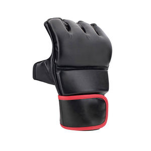 Gants de grappling Muay Thai en cuir PU multicouche avec logo personnalisé professionnel de haute qualité pour l'entraînement MMA adulte - Product Image 2