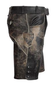 Hombre bávaro Oktoberfest Lederhosen alemán cabra gamuza cuero real Trachten para Oktoberfest 2025 - Product Image 5