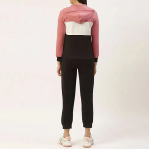 Survêtement d'hiver pour femme, style streetwear, uni, respirant, séchage rapide, 100% coton molletonné, entièrement personnalisable - Product Image 3
