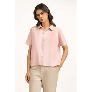 Relax Fit WM-KTP-WS25-120 Blusa informal de popelina con diseño sencillo - Product Image 5