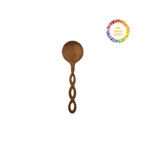 Cucharas de madera dura ecológicas de primera calidad versátiles, utensilios duraderos para servir cocinas saludables - Product Image 3