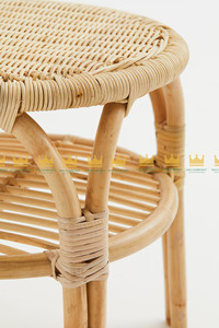 Taburete de ratán para chico hecho a mano de Vietnam, duradero para el hogar, taburete de bambú de ratán al mejor precio - Product Image 2