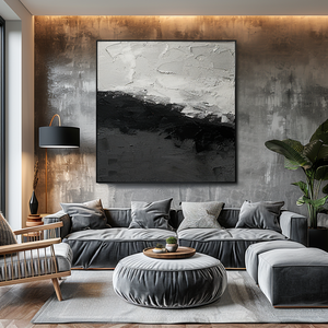 Zen tối giản tường nghệ thuật wabi-sabi trừu tượng kỹ thuật số bức tranh cho phòng khách trang trí nội thất nhà - Product Image 4