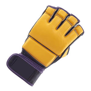 Bas quantité minimale de commande haute qualité personnalisé boxe combat MMA Gants cage anneau gants mma en cuir de vachette logo personnalisé gants mma - Product Image 4