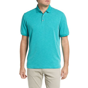 เสื้อโปโลผ้าฝ้ายสีทึบแขนสั้นสำหรับผู้ชาย2025ออกแบบโลโก้ได้ตามต้องการ - Product Image 1