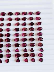 Rubellite naturelle rouge certifiée pierre précieuse en vrac Brésil AAA qualité parfaite AAA lustre IGI bijoux certifiés parfaitement polis - Product Image 4