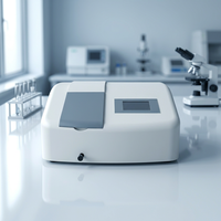 Spectromètre UV-Vis à faisceau unique BRT-5200UV, écran tactile de 4,3 pouces, interface USB pour le contrôle qualité en pharmacie et laboratoire médical