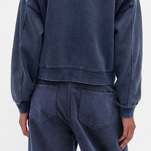 Sudadera de Mujer de Manga Larga, Material de Algodón/Poliéster, Cuello Redondo, Precio al por Mayor para Compradores al por Mayor, Servicio OEM, Diseño Moderno - Product Image 6