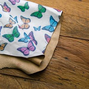 Multi Colors Butterfly Pattern <b>Leather</b> Customizable 1 to 12 Sqft Printed <b>Leather</b> <b>Products</b>. - Product Image 3