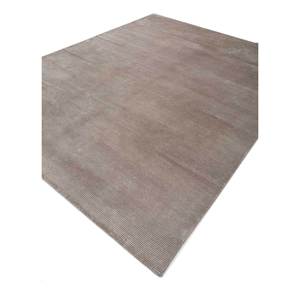 Alfombra de Lana Anudada a Mano Azalea Gris y Negra, Diseño Abstracto Sólido, Rectangular, para el Hogar, Pasillo, Hecha a Mano para Uso en la Sala de Estar - Modelo Siwl-05 - Product Image 2