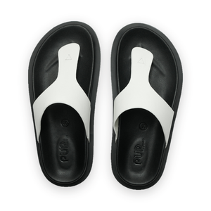 Sandalias Antideslizantes de Cuero para Hombre, Hechas a Mano con Cuero Vacuno Genuino, Banda Ancha, Punta Abierta, Suela Gruesa Acolchada, para Verano - Product Image 1