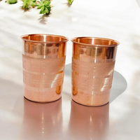 Mug en cuivre pur de qualité standard, écologique, anti-fuite, style classique, pour l'eau et le vin