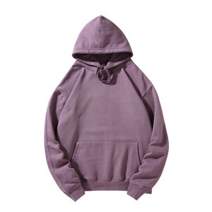 Premium Quality 100% Cotton Thermal Hoodie for Men Custom Logo 3D for Puff Print Oversized Puff Printing OEM Autumn Plain Dyed - Product Image 1