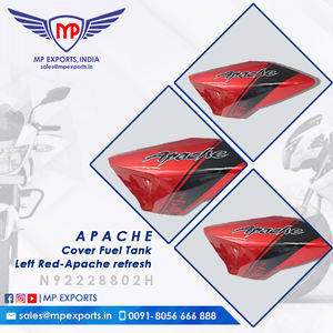 Produit indien de haute qualité Couverture Réservoir de carburant Gauche Rouge pour TVS Apache RTR pièces de rechange au prix le plus bas - Product Image 2