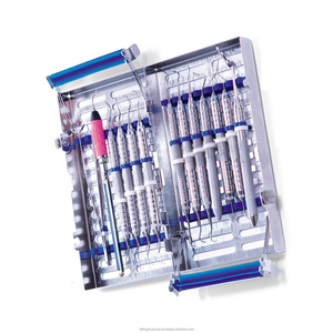 Venta caliente Hu Friedy Cassette de dos pisos 14 instrumentos 3x8x1,25 (o) Rails Hu friedy patrón casseettes - Product Image 6