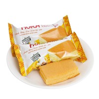 Gâteau à étages savoureux Bibic-a Hura au goût de lait au beurre 300g X 12 boîtes Fabriqué au Vietnam Biscuits et gâteaux faibles en gras Doux et délicieux