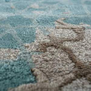 Vente chaude Élégant Laine Viscose Tapis Tufté À La Main Imprimé Tapis De Prière Chambre Salon Hôtel Bureau Lavable Tissé Couloir Porte - Product Image 2