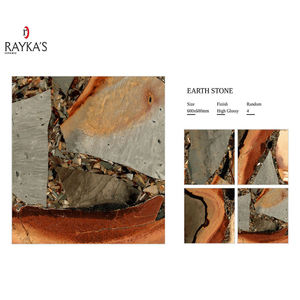 Baldosas de porcelana de alto brillo indio de alta calidad Estilo de diseño moderno 5mm de espesor Precio competitivo para uso en interiores - Product Image 6