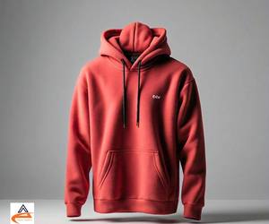 350ทันสมัยสำหรับผู้ชายมีฮู้ด GSM ฤดูหนาวผ้าฟลีซระบายอากาศได้ดีพิมพ์ลายพัฟปกเสื้อมีฮู้ด - Product Image 2