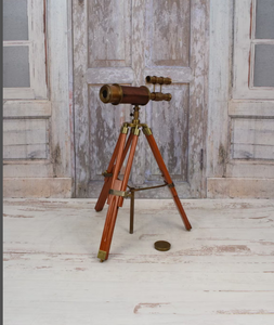 Télescope en laiton fait main, élégant et de très belle qualité, cadeau parfait pour le patron - Accent d'intérieur vintage, meilleur article pour offrir - Product Image 1