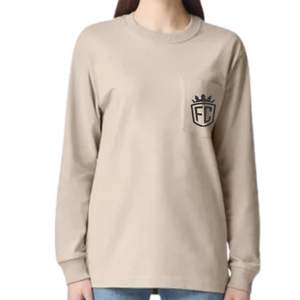 Camiseta Clásica de Manga Larga para Mujer, Cuello Redondo, Ajuste Casual, Color Sólido, con Bolsillo, para Uso Diario - Product Image 6