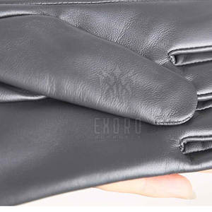 Waterproof Leather <b>Gloves</b> <b>Touch</b> <b>Screen</b> Full Finger Leather <b>Gloves</b> Fashion <b>Men</b> Leather <b>Gloves</b> - Product Image 4