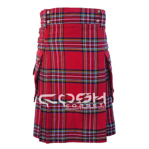 COSH KILTS Nouvelle Arrivée Royal Stewart Tartan Kilt Personnalisé Bondage Et Fetish Wear Club Wear Kilts - Product Image 1