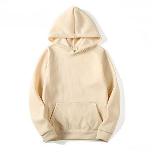 Pull à capuche d'hiver 100% en molleton de coton de haute qualité pour hommes avec logo personnalisé et sérigraphie numérique à motif solide - Product Image 2