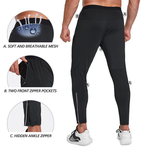 Pantalones Deportivos de Lona Personalizados con Bolsillos, Pantalones Casuales Transpirables de Secado Rápido con Cierre de Cordón, Servicio Personalizado OEM para Hombre - Product Image 4