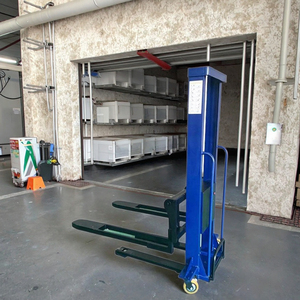 מלגזה ידנית הידראולית 1 טון 1.6 מטר עם גלגלי ניילון לריצוף חיצוני - Product Image 2