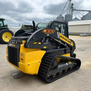 Livraison gratuite Nouveau chargeur sur chenilles New Holland C337 homologué CE EPA, hydraulique à haut débit, cabine HVAC, contrôle de la conduite, 244 heures - Product Image 1