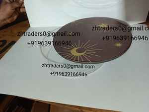 Lacquer Finish for Ramadan, Eid, and Festive Home Decor Luxury Middle Eastern Acrylic Box with enamel printed lid Chocolate - Product Image 5