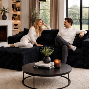 Divano a 7 posti per soggiorno 2026, colore bordeaux scuro, a forma <span class=keywords><strong>di</strong></span> L, set completo <span class=keywords><strong>di</strong></span> divani compressi con schienale - Product Image 3