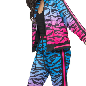 Conjunto Deportivo de Invierno para Mujer al por Mayor, Sudadera con Capucha y Pantalones Deportivos Ecológicos, Resistentes al Viento, para Mujer - Product Image 5