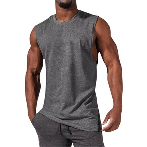 Vente en gros Débardeur athlétique personnalisé pour hommes sans manches Chemise d'entraînement de gymnastique pour la musculation et le fitness Commandes OEM Bienvenue - Product Image 6