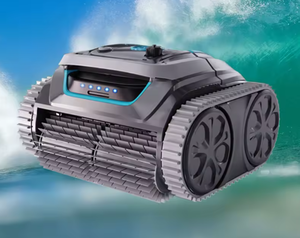 Limpiador robótico de piscinas inalámbrico, nuevo, con fuerte succión, aspiradora de ABS para piscinas elevadas y enterradas. - Product Image 1