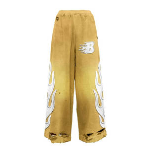 Ensemble de survêtement en molleton technique imprimé, pantalon de jogging évasé, vêtements de rue de haute qualité, personnalisable - Product Image 6