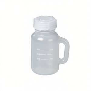 Botella de Laboratorio Cilíndrica de Cuello Ancho, Material LDPE, con Asa Ergonómica para una Fácil Operación, Alemania, Burkle GmbH - Product Image 3