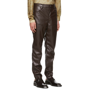 New Style Leather Hip Hop Pants Genuine Leather <b>Men</b> Pants Solid High Quality Pakistan Made 2024 Leather Pant <b>Men</b> Wholesale Rate - Product Image 2