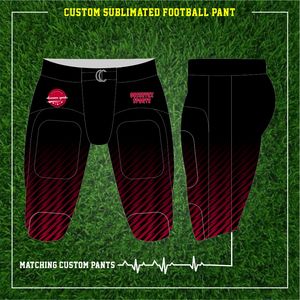 Maillot de football américain sublimé ROUGE Modèles de maillot de football américain sublimés Ensemble d'uniformes de football américain - Product Image 4